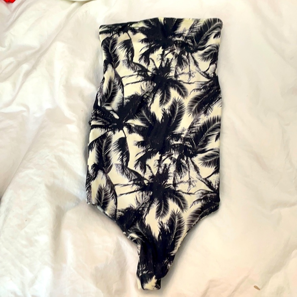 Mikoh strapless one piece swim